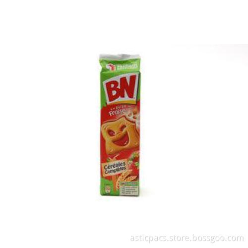 Cracker / Biscuits Food Packaging Bags With Gravure Printin